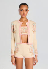 Bellina Metallic Knit Jacket