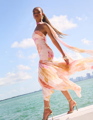 Teryn Silk Chiffon Dress
