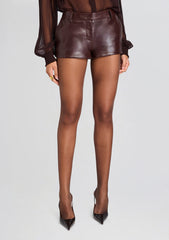 Valesia Leather Short