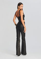 Jaylee Coated Denim Top