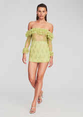 Castella Embellished Lace Dress