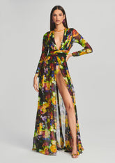 Angela Silk Chiffon Dress