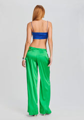 Clay Silk Top