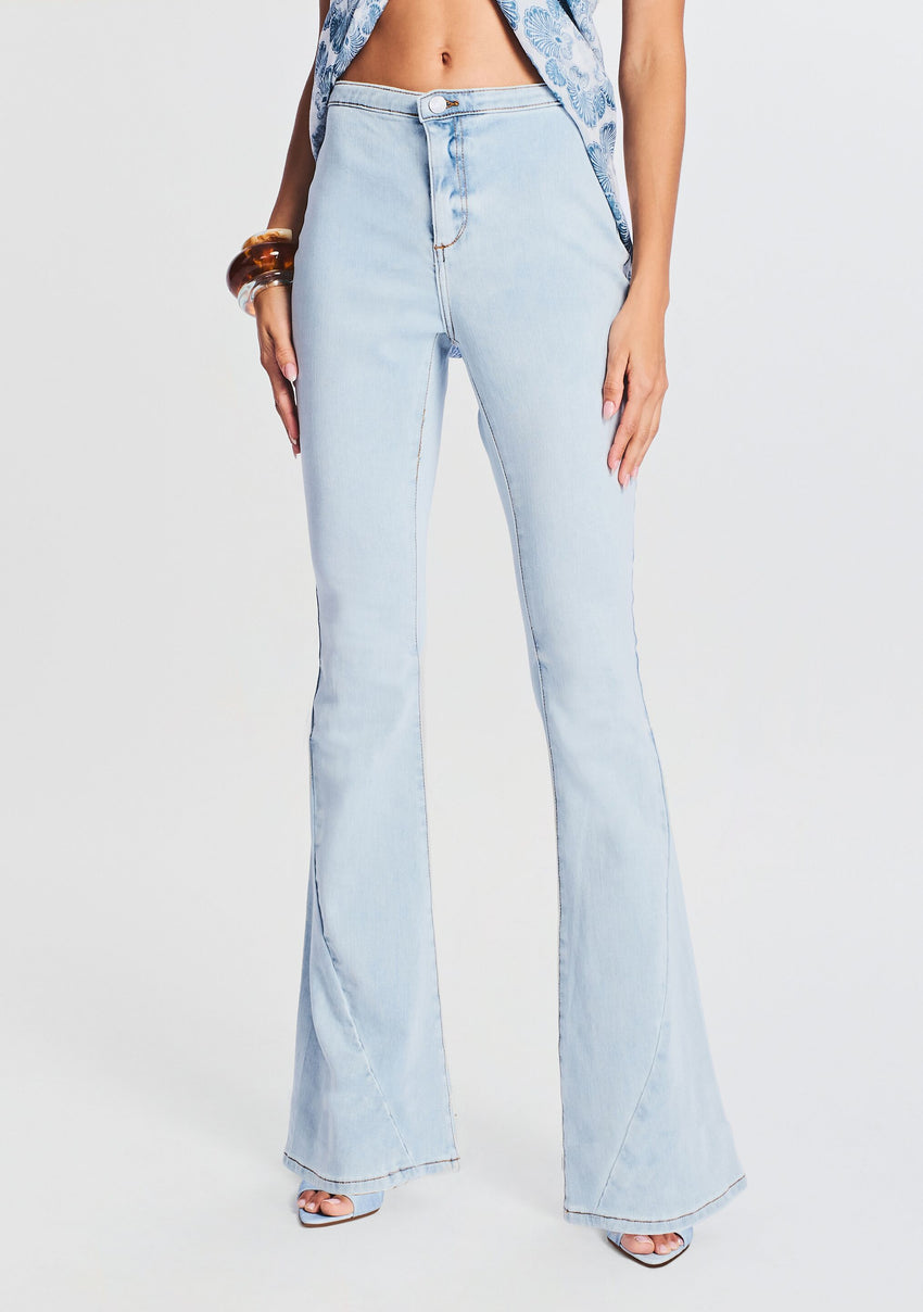 Nora Mid Rise Flare Jean