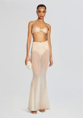 Christine Mesh Maxi Skirt