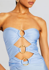 Lily Lycra Maxi Dress