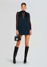 Hadley Satin A Line Dress