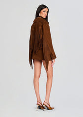 Valerie Suede Leather Skirt