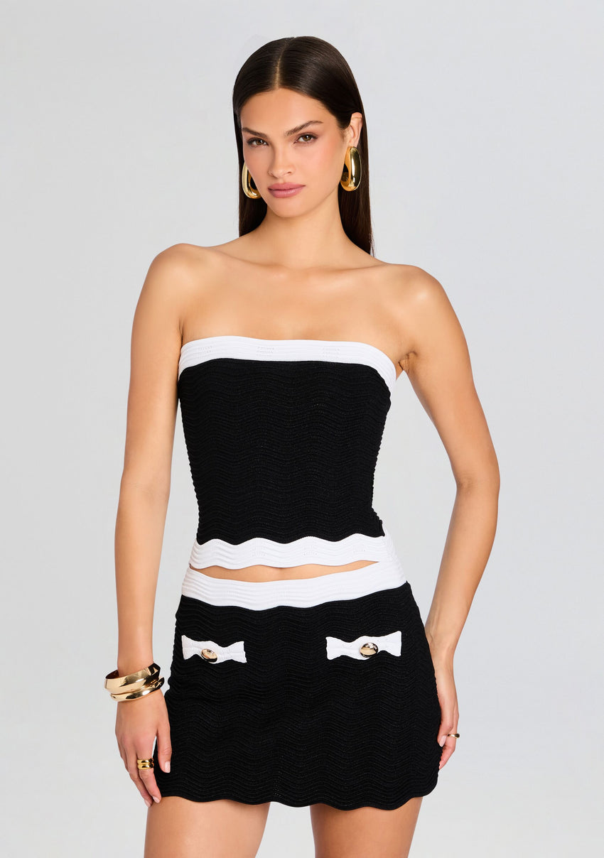 Hart Metallic Knit Top