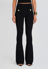 Joliet Metallic Rib Knit Pant