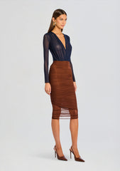 Thessa Ruched Skirt