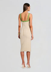 Kins Metallic Rib Knit Dress