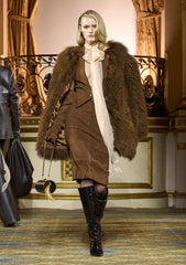 Marcella Suede Leather Skirt