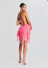 Caspian Silk Chiffon Dress