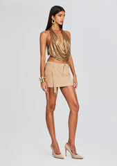 Verna Leather Skirt