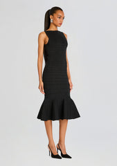 Marta Metallic Bandage Knit Dress