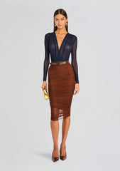 Thessa Ruched Skirt